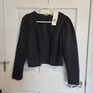 Levi's Teegan Mutton Sleeve Button Blouse